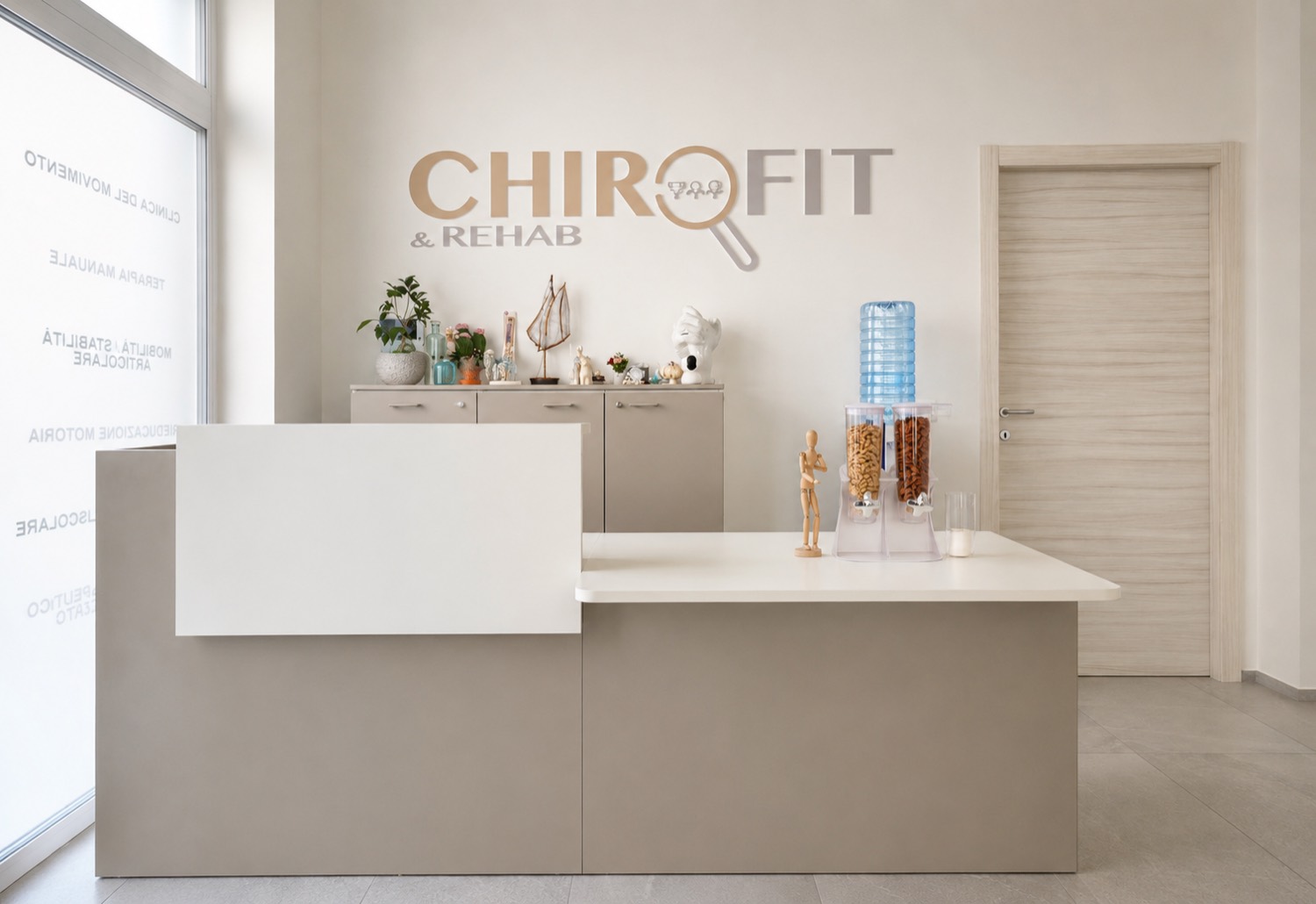 La reception di Chirofit & Rehab